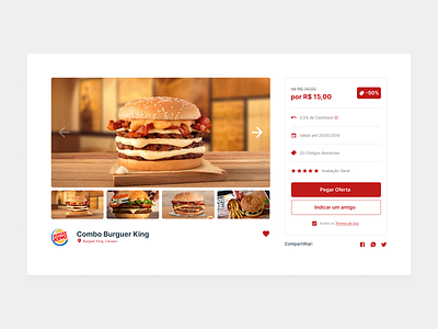 Offer Detail Desktop details discount food offer ui web web design web ui web ui design