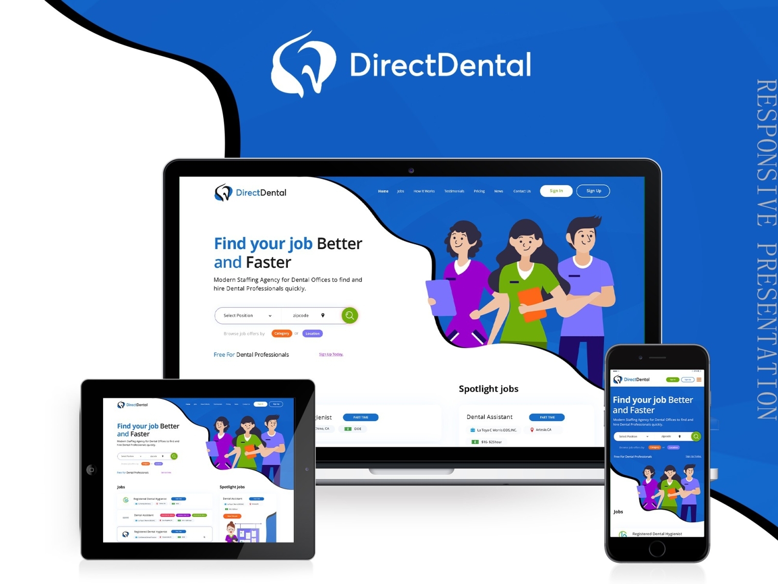 Direct Dental by Muhammad Ali on Dribbble