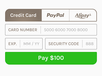 Credit Card Checkout button checkout credit card dailyui e commerce flat form minimal payment shopping ui