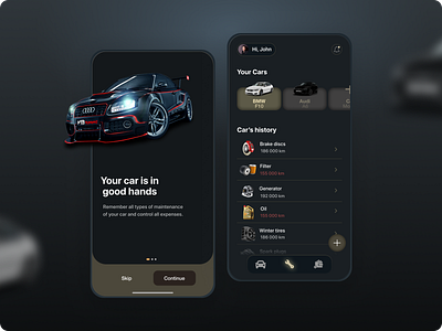 Your Car car design mobile ui uiux design ux web app