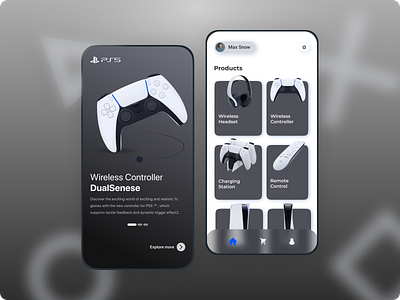 Shop App console design mobile shop ui uiux design ux web app