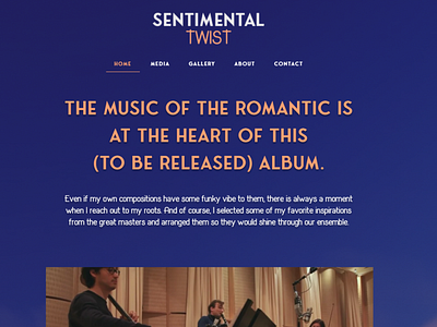 Sentimental twist website