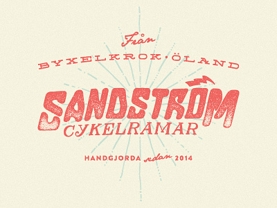 Sandström emblem logo logotype