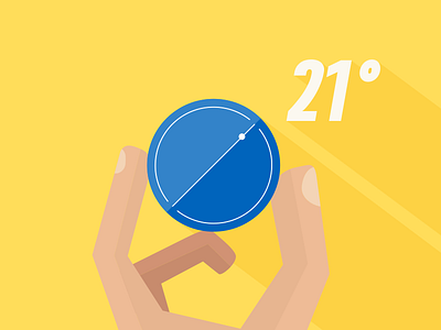 Perfect temperature illustration
