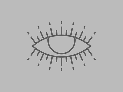 An eye for an eye eye icon illustration