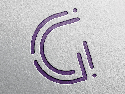 Gyllenswärd Consulting symbol branding g logo logotype monoline purple symbol typo typography