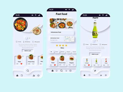 Fast - Food Delivery Mobile App card clean ui community engagement delivery food food and drink food app food app ui food application food delivery food delivery app mobile mobile app onboarding order product design restaurant restaurant app splash screen user experience
