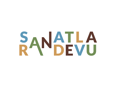 Sanatla Randevu Logo art logo