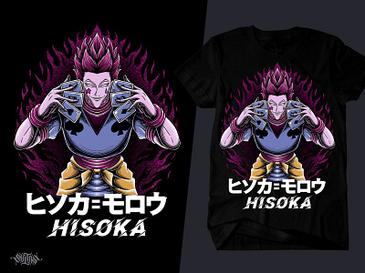 HISOKA anime anime art art artwork clothing fanart hisoka hunterxhunter illustration illustration art illustrator japanese merchandise merchandise design tshirt tshirt art tshirt design vector vector illustration