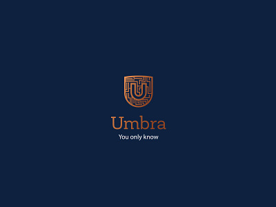 Umbra brand branding lettering logo logotype naming