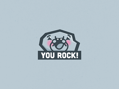 Day 9: You rock! good day illustration rock vector you rock!