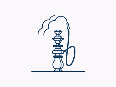 Day 70: Hookah good day hookah illustration lines vector