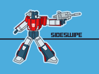 Day 99: Transformers! good day nostalgia ps4 sideswipe transformers vector