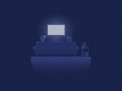 Day 102: Post-work chillin' friend good day living room relax tv vector