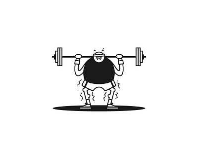 14/100: Legs bw get fit gym icon vector workout