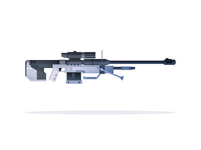 Halo Sniper | Day 18 gaming halo illustration sniper vector videogame weapon xbox