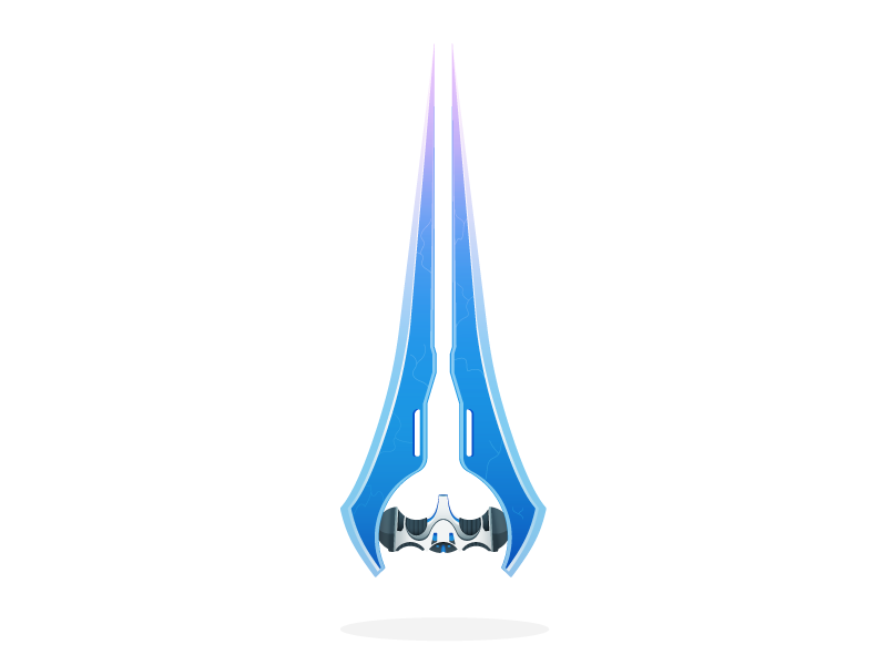 Halo Energy Sword | Day 22 by Nick Brito on Dribbble