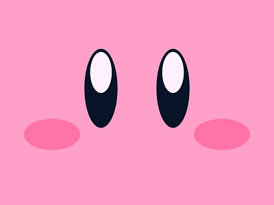 Kirby | Day 29 classic gaming illustration kirby minimal nintendo vector videogame