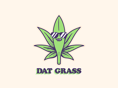 Dat Grass 420 grass illustration illustrator vector weed