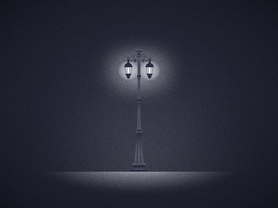 Lamp Post illustration illustrator lamp lamp post lighting mood vector
