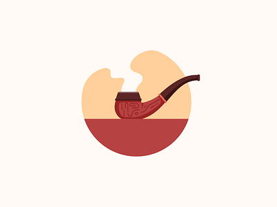 Pipe illustration illustrator pipe puff puff smoke vector