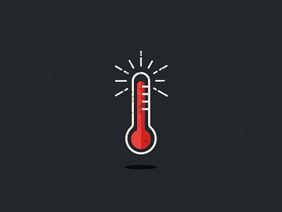 Fever fever illustration illustrator sick temp thermometer vector