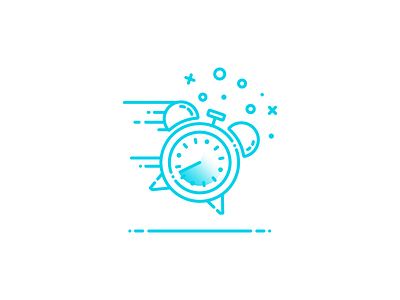 Go Go Go! clock fast af go go go icon illustration illustrator time vector