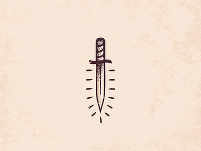 Dagger dagger illustration illustrator line work retro stabby stab stippling vector