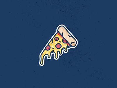 For the Love of ZA illustration illustrator pizza sticker vector yummy yummy