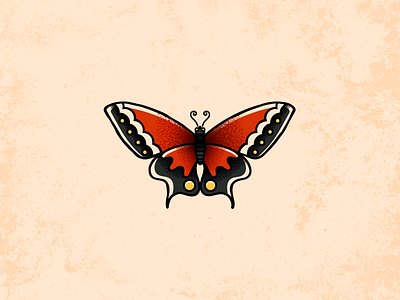 Butterfly butterfly illustration illustrator tattoo vector vintage