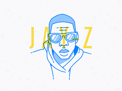 Jay-Z illustration illustrator jay z portrait rap vector