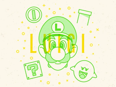 Luigi classic illustration illustrator luigi nintendo vector