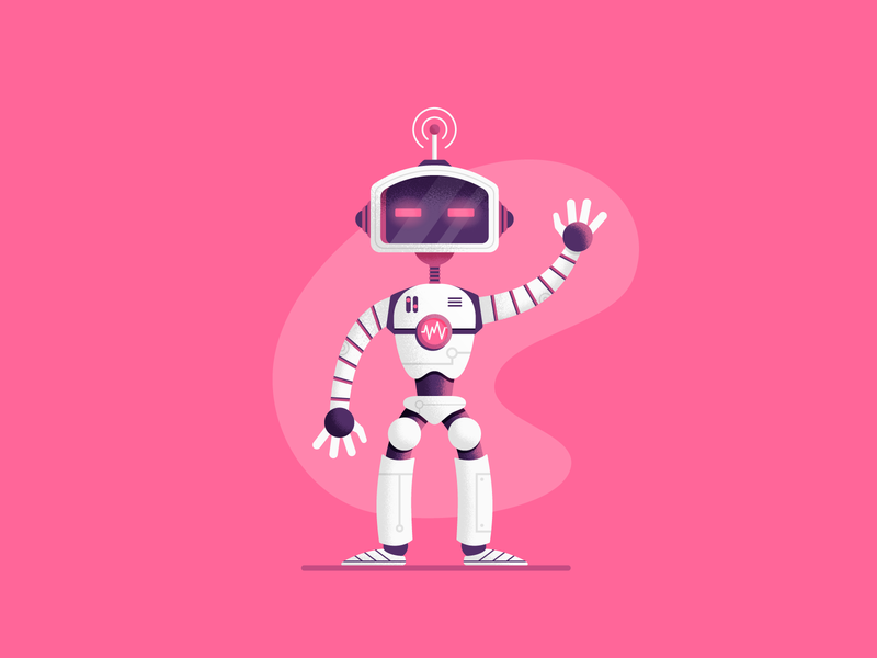 Yearly Robot by Nick Brito on Dribbble