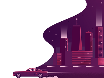 Drive It Like You Stole It car city drive illustration illustrator vector