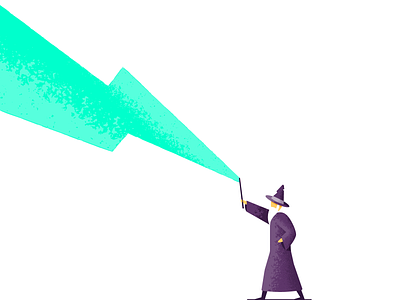 Wizard illustration illustrator magic vector wizard