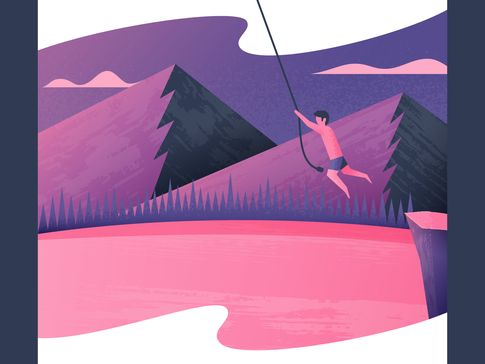 Rope Swing by Nick Brito on Dribbble