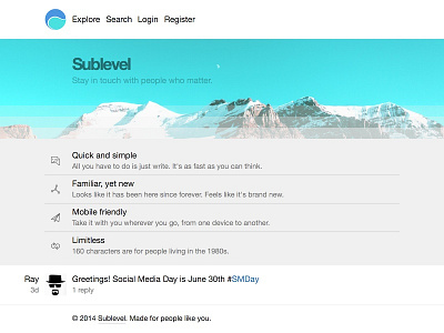 Landing: Sublevel