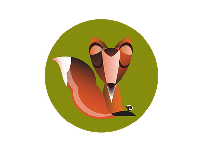 Little Fox animal character fox icon illustration