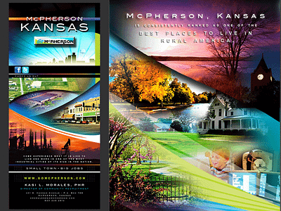 Go McPherson Rack Card city heartland kansas ks mcpherson rack card tourism
