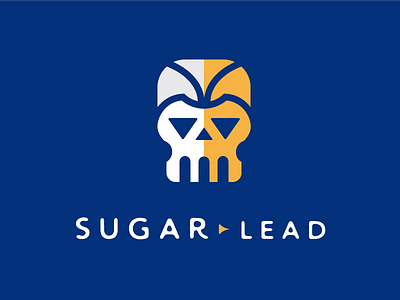 Sugar Lead bone branding divisions face head identity lead logo pattern shading skull triangle sugar