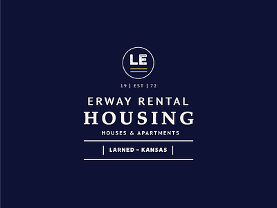 Erway Housing apartments houses housing kansas ks larned logo rental type