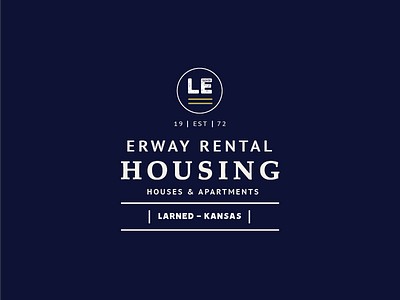 Erway Housing apartments houses housing kansas ks larned logo rental type