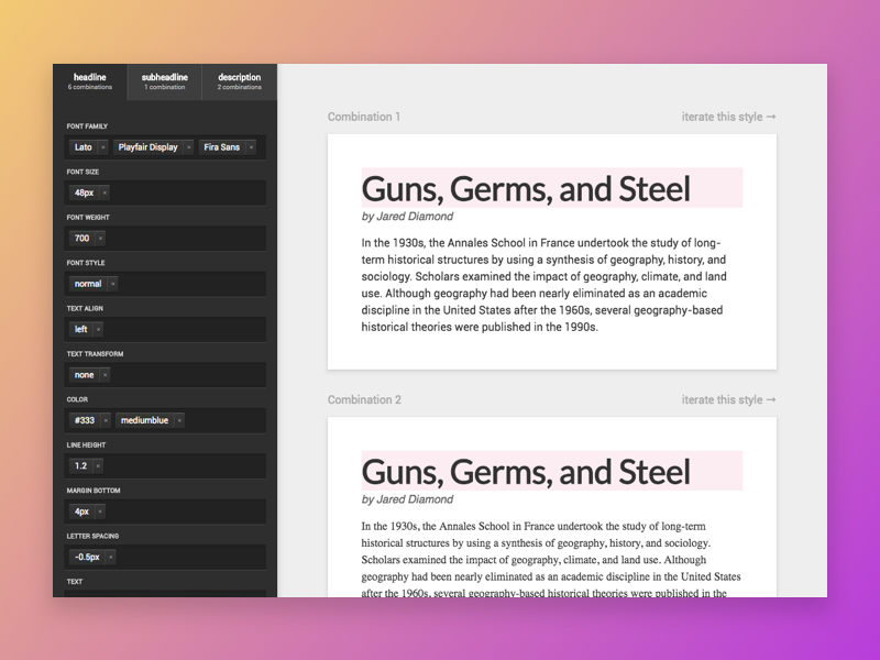 Hello Dribbble! - Typography Combination debut software type typography web app app application