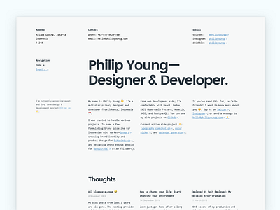 Landing Page - Philip Young