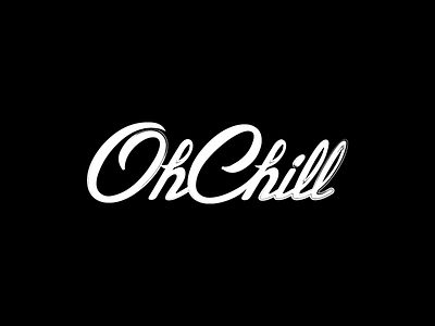 OhChill brand graphic design logo