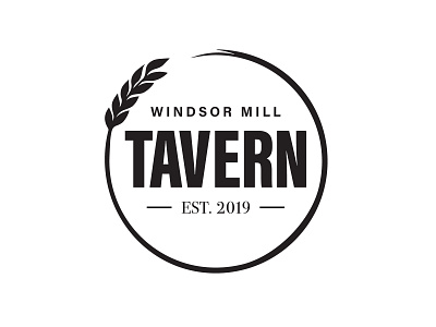 The Tavern branding colorado design food grain graphic design logo mill resturant tavern wheat windsor