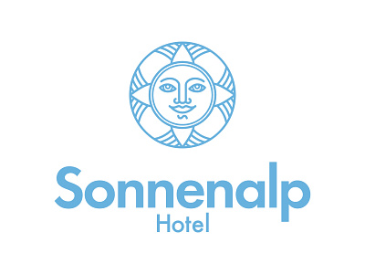 Sonnenalp Hotel branding design germany graphic design hospitality hotel hotel branding hotels logo redesign redesign concept smile sun vail vector