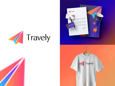 Travley Logo Branding | Travel Agency Logo Design branding design graphic design logo logo branding travel agency logo travel agency logo branding travel logo branding travel logo design travely logo