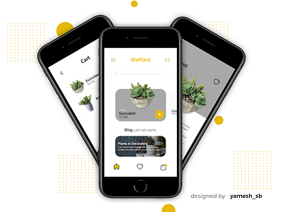 WePlant - A plant buying app app design ui ux