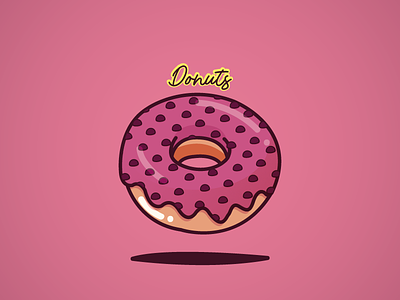 Donuts design graphic design illustration vector